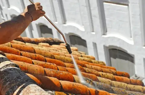 Nettoyage de toitures - Saint-Hilarion